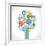 Education and Science-venimo-Framed Art Print