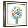 Education and Science-venimo-Framed Art Print