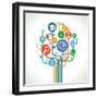 Education and Science-venimo-Framed Art Print