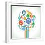 Education and Science-venimo-Framed Art Print