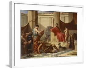 Education in Sparta, 1889-Luigi Mussini-Framed Giclee Print