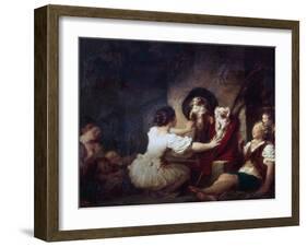 Education Is All, 1780-Jean-Honore Fragonard-Framed Giclee Print