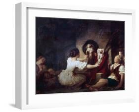 Education Is All, 1780-Jean-Honore Fragonard-Framed Giclee Print