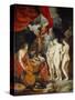 Education of Marie de Medicis-Peter Paul Rubens-Stretched Canvas