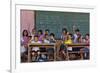 Education, Students Having a Class in a Village School, Bohol Island, Philippines-Keren Su-Framed Photographic Print