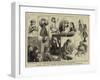 Education under the Government Code, Teaching Needlework by Demonstration-null-Framed Giclee Print