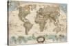 Educational World Map-Elizabeth Medley-Stretched Canvas