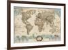 Educational World Map-Elizabeth Medley-Framed Art Print