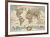 Educational World Map-Elizabeth Medley-Framed Art Print