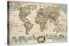 Educational World Map-Elizabeth Medley-Stretched Canvas