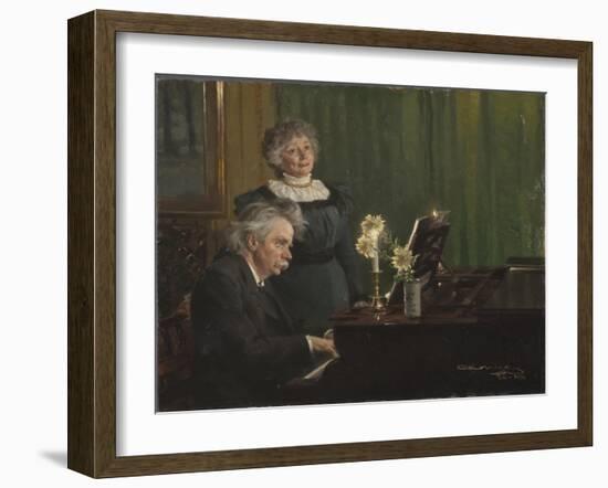 Edvard Grieg and Nina Grieg, 1898-Peder Severin Kroyer-Framed Giclee Print