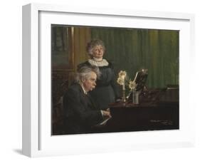 Edvard Grieg and Nina Grieg, 1898-Peder Severin Kroyer-Framed Giclee Print