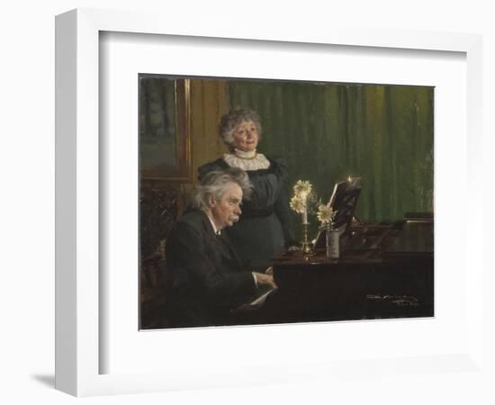 Edvard Grieg and Nina Grieg, 1898-Peder Severin Kroyer-Framed Giclee Print