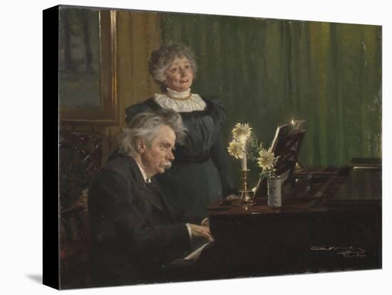 Edvard Grieg and Nina Grieg, 1898-Peder Severin Kroyer-Stretched Canvas