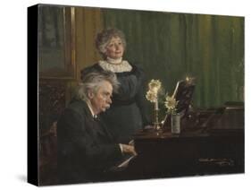 Edvard Grieg and Nina Grieg, 1898-Peder Severin Kroyer-Stretched Canvas