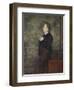 Edvard Grieg, Compositeur Et Pianiste Norvegien - Portrait of Edvard Grieg (1843-1907), by Werenski-Erik Theodor Werenskiold-Framed Giclee Print