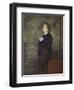 Edvard Grieg, Compositeur Et Pianiste Norvegien - Portrait of Edvard Grieg (1843-1907), by Werenski-Erik Theodor Werenskiold-Framed Giclee Print