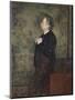 Edvard Grieg, Compositeur Et Pianiste Norvegien - Portrait of Edvard Grieg (1843-1907), by Werenski-Erik Theodor Werenskiold-Mounted Giclee Print