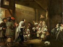 Cavaliers and Companions Carousing in a Barn-Edwaert Collier-Giclee Print