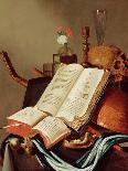 Vanitas Still Life - Peinture Par Edwaert Collier (1642-1708), - Oil on Canvas, 71,6X60,6 - Private-Edwaert Colyer or Collier-Giclee Print