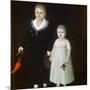 Edward and Sarah Rutter, C1805-Joshua Johnson-Mounted Giclee Print