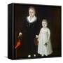 Edward and Sarah Rutter, C1805-Joshua Johnson-Framed Stretched Canvas