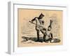 'Edward and the Count of Chalons', c1860, (c1680)-John Leech-Framed Giclee Print