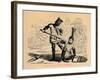 'Edward and the Count of Chalons', c1860, (c1680)-John Leech-Framed Giclee Print