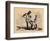 'Edward and the Count of Chalons', c1860, (c1680)-John Leech-Framed Giclee Print