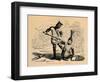 'Edward and the Count of Chalons', c1860, (c1680)-John Leech-Framed Giclee Print