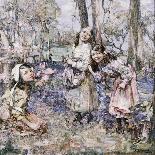Gathering Bluebells, 1909-Edward Atkinson Hornel-Giclee Print