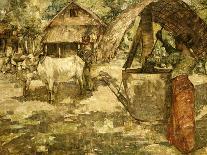 Milling Grain, Ceylon, 1907-Edward Atkinson Hornel-Giclee Print