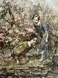 Gathering Primroses, 1919-Edward Atkinson Hornel-Giclee Print