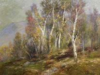 Autumn Birches in the Catskills-Edward B. Gay-Stretched Canvas