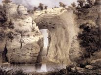 Natural Bridge, Rockbridge County, from 'Album of Virginia', 1858-Edward Beyer-Giclee Print