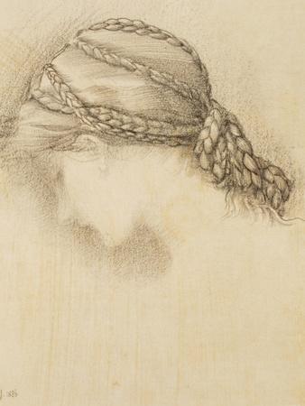 Woman's Head, Detail from a Sketchbook, 1886