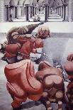 Soldiers at Rye-Edward Burra-Framed Giclee Print