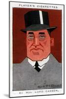 Edward Carson, 1st Baron Carson, Ulster Leader and Advocate, 1926-Alick PF Ritchie-Mounted Giclee Print
