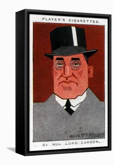 Edward Carson, 1st Baron Carson, Ulster Leader and Advocate, 1926-Alick PF Ritchie-Framed Stretched Canvas