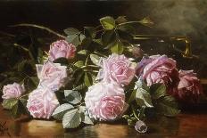 Rainwashed Roses-Edward Chalmers Leavitt-Stretched Canvas