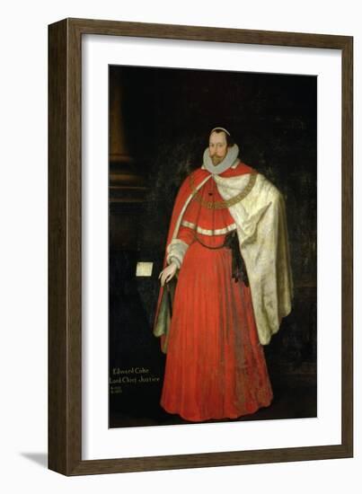 Edward Coke, Lord Chief Justice-Marcus, The Younger Gheeraerts-Framed Giclee Print