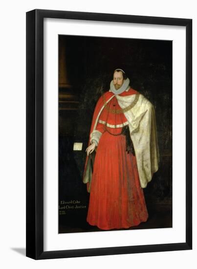 Edward Coke, Lord Chief Justice-Marcus, The Younger Gheeraerts-Framed Giclee Print
