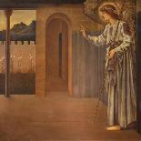 Cupid and Psyche - Palace Green Murals - Psyche Giving the Coin to the Ferryman of the Styx, 1881 (-Edward Coley Burne-Jones-Giclee Print