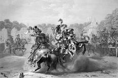 Eglinton Tournament-Edward Corbould-Mounted Art Print