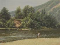 Fishing, Summertime: Dordogne-Edward Dawson-Giclee Print