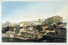 The West Front of the Parthenon, Plate 19 from Part 4 of "Views in Greece"-Edward Dodwell-Giclee Print