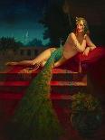 Nymph And The Frog-Edward Eggleston-Art Print