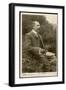 Edward Elgar Postcard Circa 1905-null-Framed Art Print