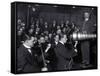 Edward Elgar Recording Session, 1914-Science Source-Framed Stretched Canvas