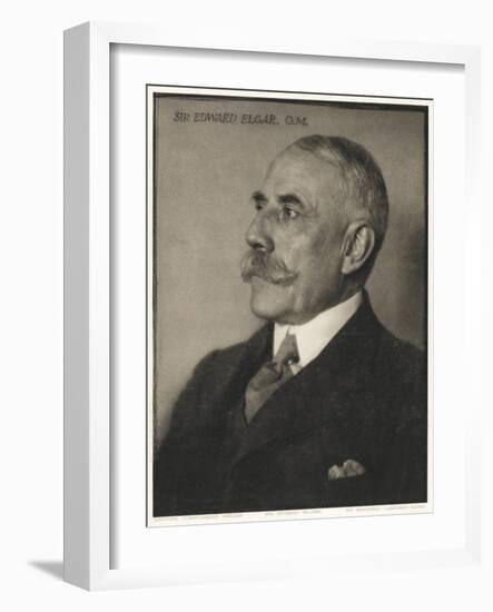 Edward Elgar-Herbert Lambert-Framed Photographic Print